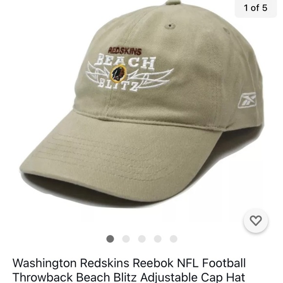 Reebok Other - Reebok NFL Washington Redskins Football Throwback Beach Blitz Hat